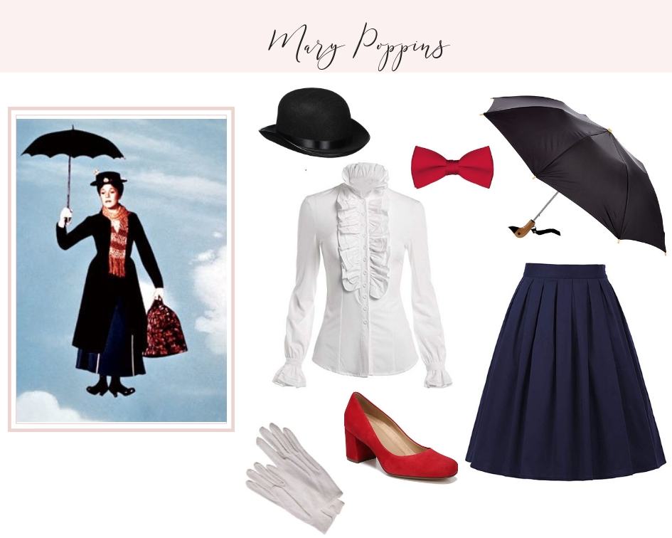 mary poppins halloween costume diy