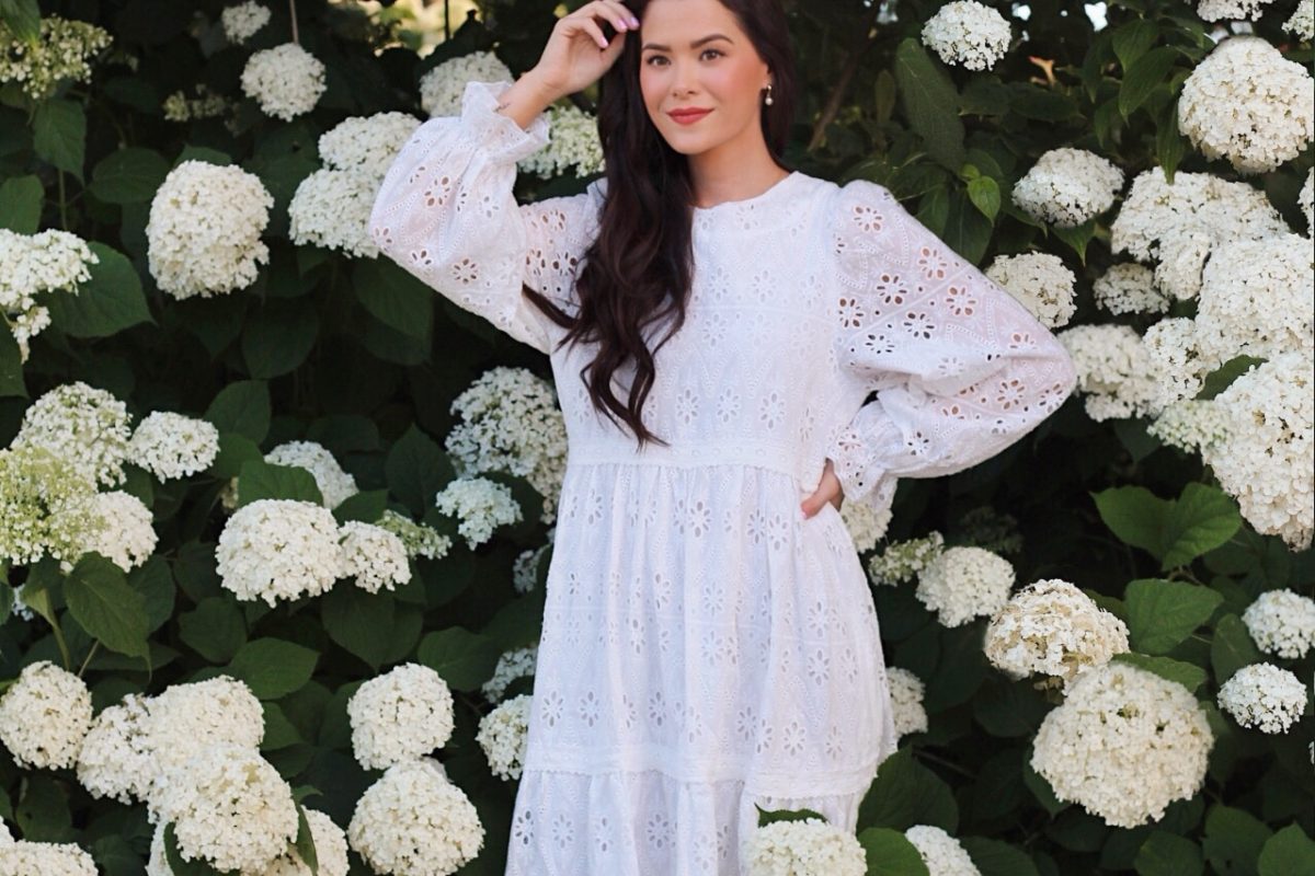 The Perfect Eyelet Dress