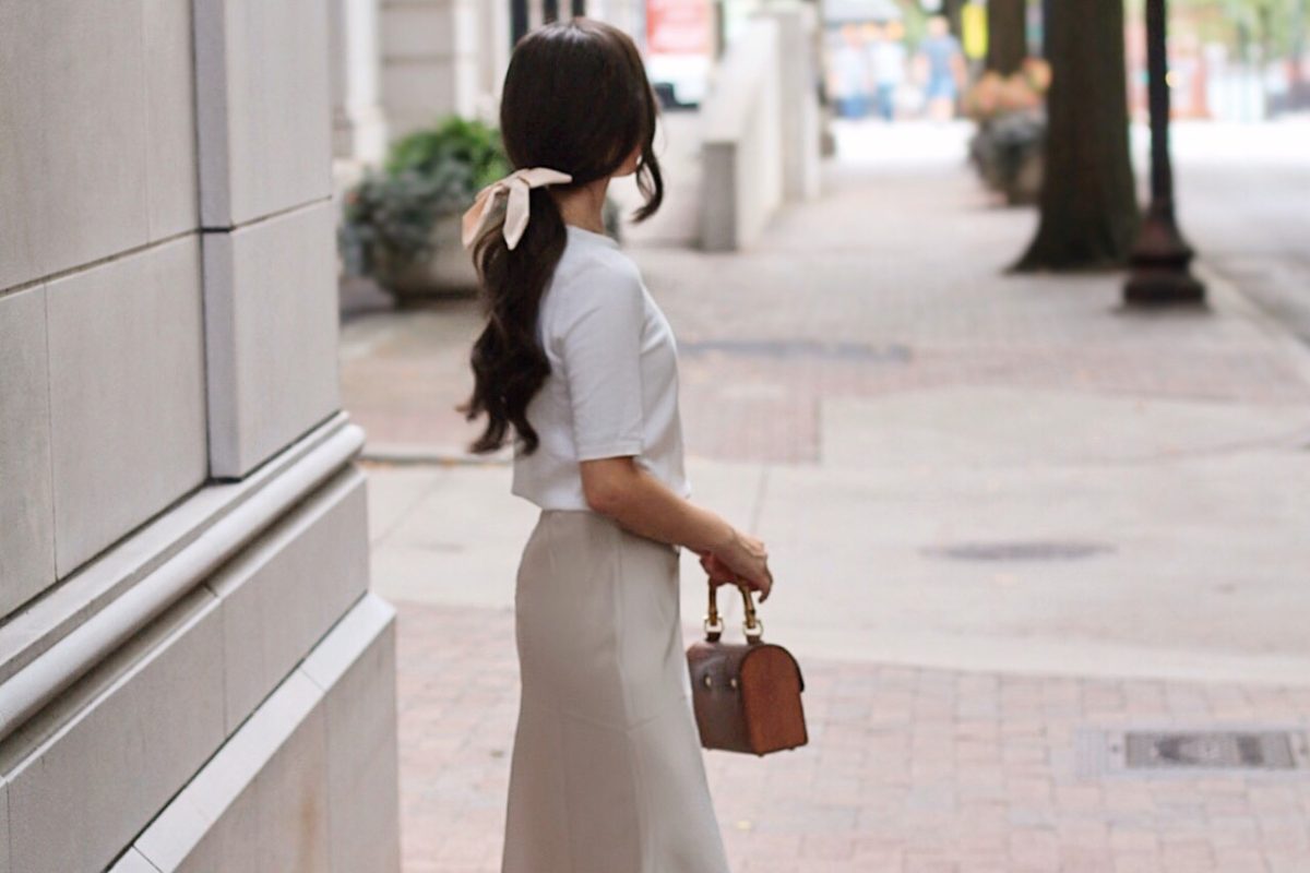 How to Style a Slip skirt | Musings by Madison - Classic Style Blog