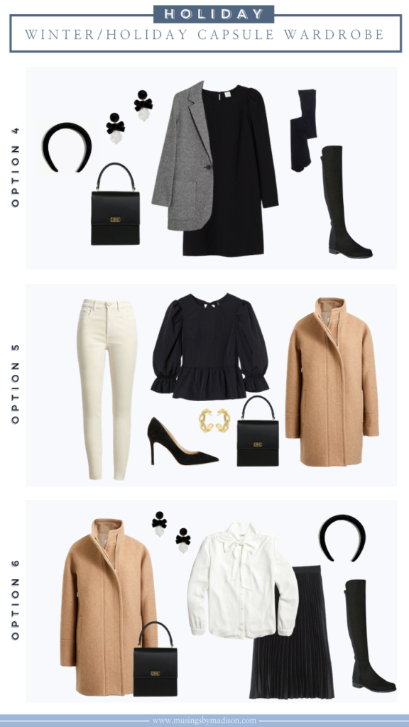 HOLIDAY/WINTER 2020 CAPSULE WARDROBE | MUSINGS BY MADISON, STYLE BLOG