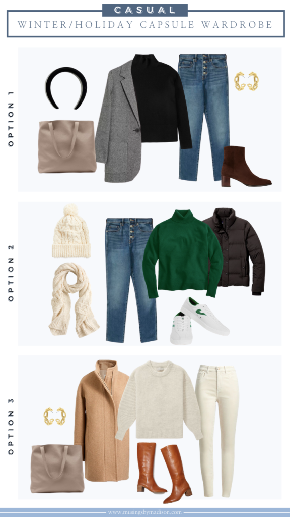 HOLIDAY/WINTER 2020 CAPSULE WARDROBE | MUSINGS BY MADISON, STYLE BLOG